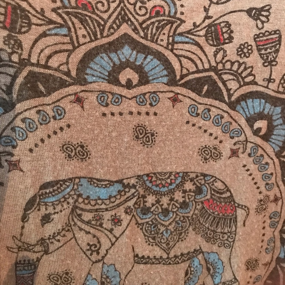 Blue Multicolored Top - Picture 4 of 5